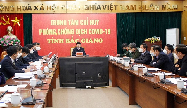 Chủ tịch UBND tỉnh Lê Ánh Dương chỉ đạo công tác phòng, chống dịch Covid-19