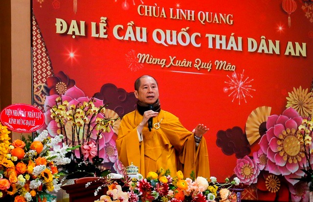 Đại lễ cầu Quốc thái dân an tại Chùa Linh Quang
