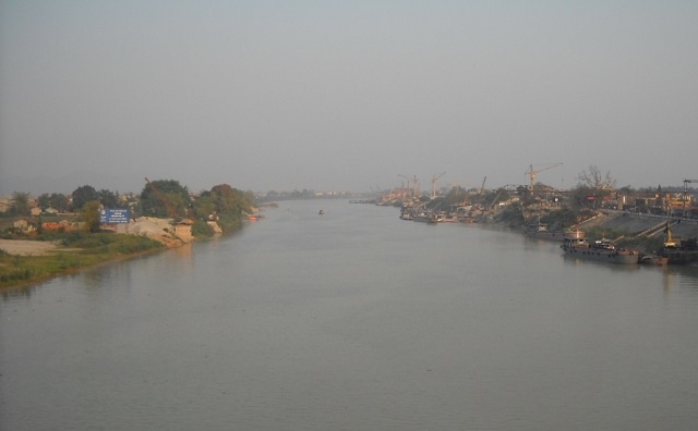 Sông Cầu trên địa bàn huyện Hiệp Hòa