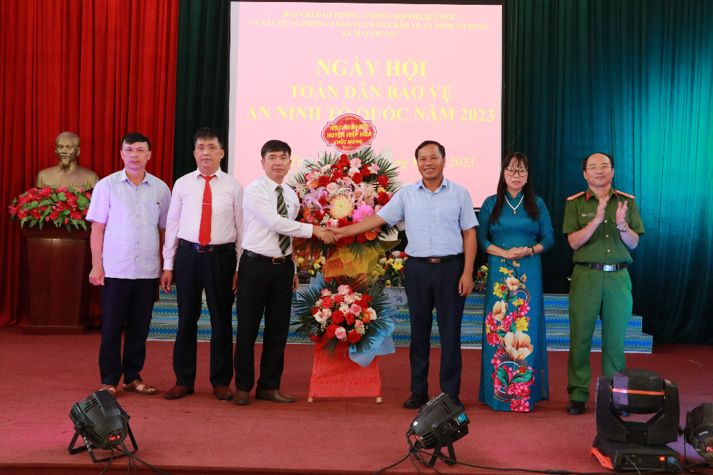 Xã Mai Trung tổ chức Ngày hội toàn dân bảo vệ an ninh Tổ quốc năm 2023