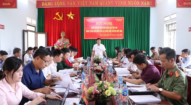 Thẩm tra các tiêu chí xã nông thôn mới nâng cao tại Xuân Cẩm