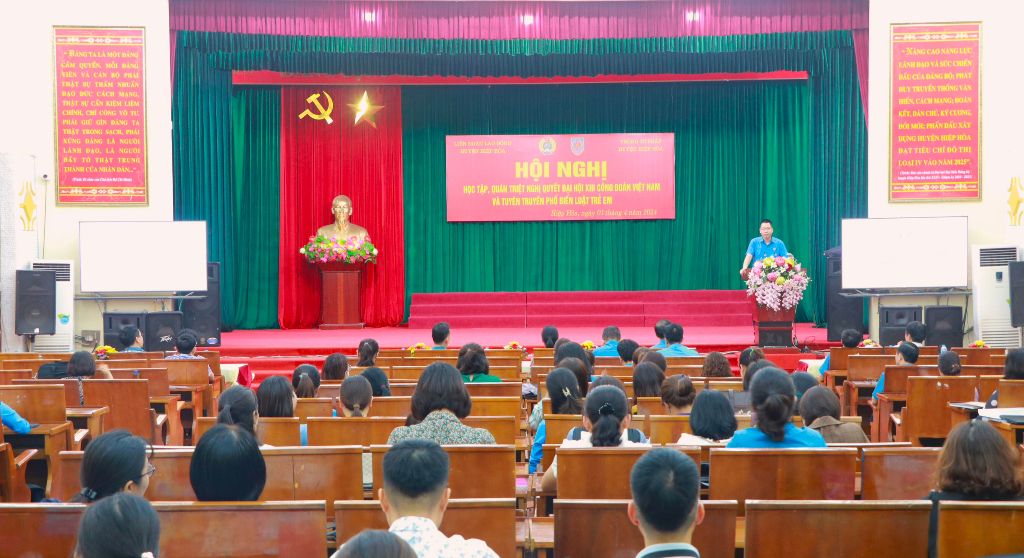 Hiệp Hòa triển khai học tập Nghị quyết Đại hội XIII Công đoàn Việt Nam