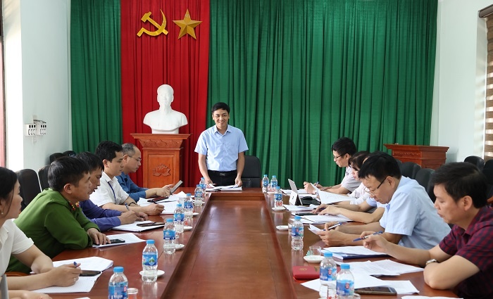 Thường trực Huyện uỷ làm việc tại thị trấn Bắc Lý về công tác xây dựng Chính quyền thân thiện