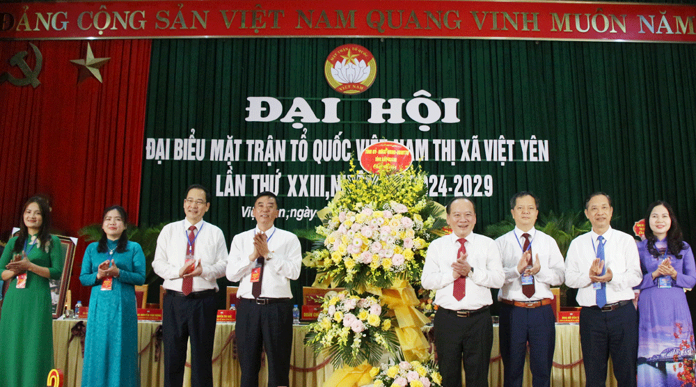 MTTQ thị xã Việt Yên tổ chức thành công Đại hội  Đại biểu MTTQ điểm cấp huyện