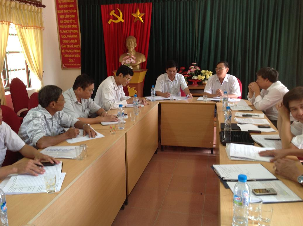 Hội đồng nhân dân huyện giám sát giải quyết đơn thư tại xã Đức Thắng