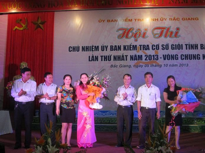 Chung kết cuộc thi Chủ nhiệm Ủy ban kiểm tra cơ sở giỏi tỉnh Bắc Giang
