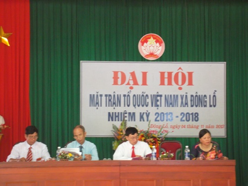 Đại hội Ủy ban MTTQ xã Đông Lỗ nhiệm kỳ 2013-2018